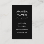 Bier | Bier Garden | Bartender Visitekaartje (Achterkant)