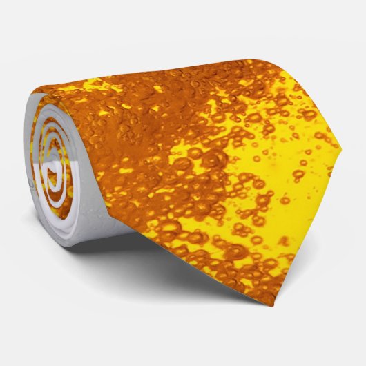 Bier, bier-schuim stropdas (Opgerold)