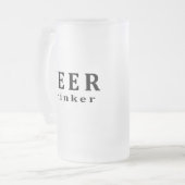 Bier, Bierdrinker Matglas Bierpul (Voorkant links)