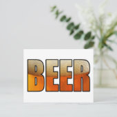Bier, bierliefhebbers briefkaart (Staand voorkant)
