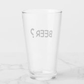 Bier? Bierliefhebbers ontwerpen Glas (Achterkant)