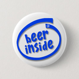 Bier binnen ronde button 5,7 cm