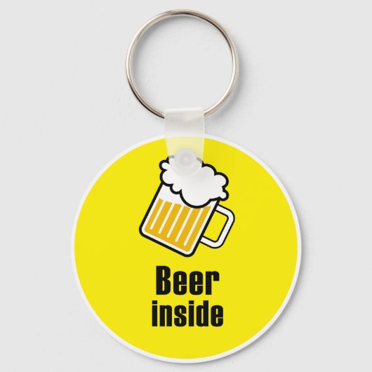 Bier binnen sleutelhanger (Voorkant)