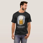 Bier Black T-Shirt (Voorkant volledig)