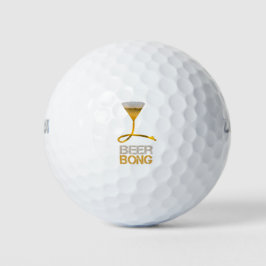 Bier bong voor spring break en vrijgezellenfeest golfballen