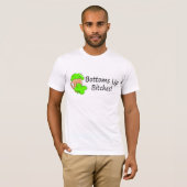 Bier Bottoms omhoog T-shirt (Voorkant volledig)
