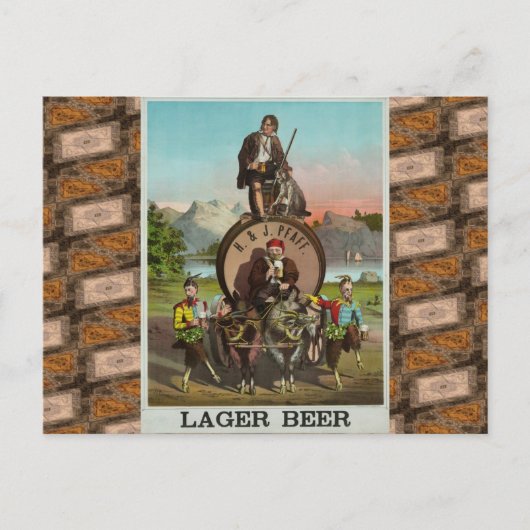 Bier! Briefkaart (Voorkant)