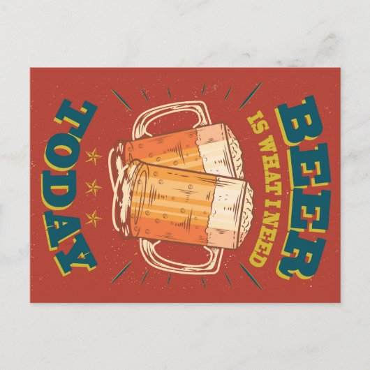 Bier Briefkaart (Voorkant)