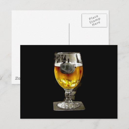 Bier Briefkaart (Voorkant / Achterkant)