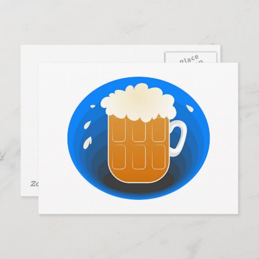 Bier Briefkaart (Voorkant / Achterkant)