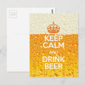 Bier Briefkaart (Voorkant / Achterkant)