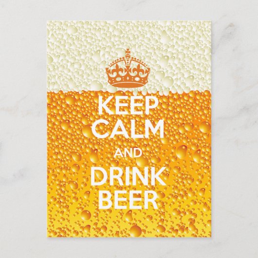 Bier Briefkaart (Voorkant)