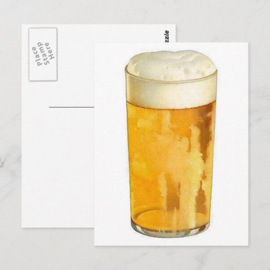 Bier Briefkaart (Voorkant / Achterkant)