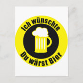 Bier Briefkaart (Voorkant)