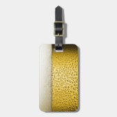 Bier Bubbles Ale Amber Drank Bagagelabel (Voorkant verticaal)
