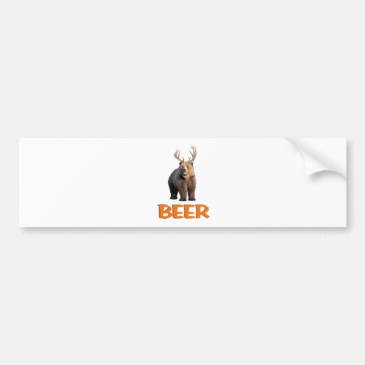 Bier Bumpersticker (Voorkant)