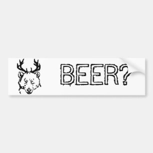 Bier? Bumpersticker