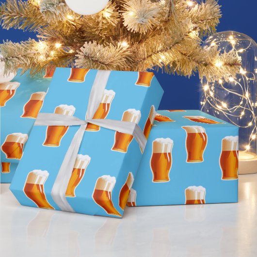 Bier Cadeaupapier (Feestdagen)