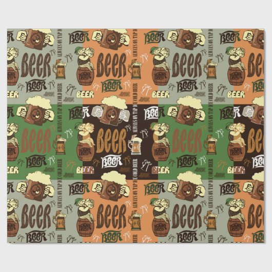 Bier Cadeaupapier (Vlak)