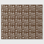 Bier Can kerstboom Cadeaupapier (Vlak)