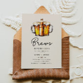 Bier Casual Koppels Bruiloft Vrijgezellenfeest Kaart