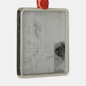 Bier Cellar-apparatuur, 1825 Metalen Ornament (Rechts)