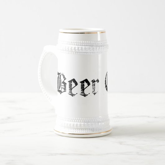 Bier Chick Beer Stein Bierpul (Voorkant links)