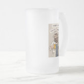 bier citaten matglas bierpul (Voorkant rechts)