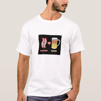 Bier controleert bacterie (zwarte bkgd) t-shirt