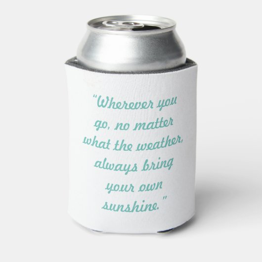Bier Coozie (Blikje Achterkant)