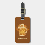 Bier custom bagagelabel (Voorkant verticaal)