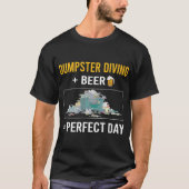 Bier Dag Dumpster Duiken T-shirt (Voorkant)