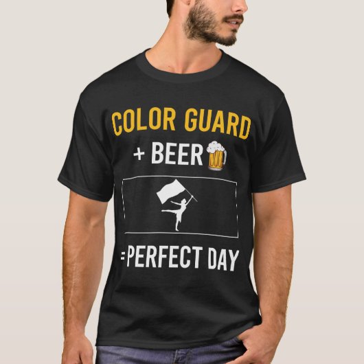 Bier Dag Kleur Guard Colorguard T-shirt (Voorkant)