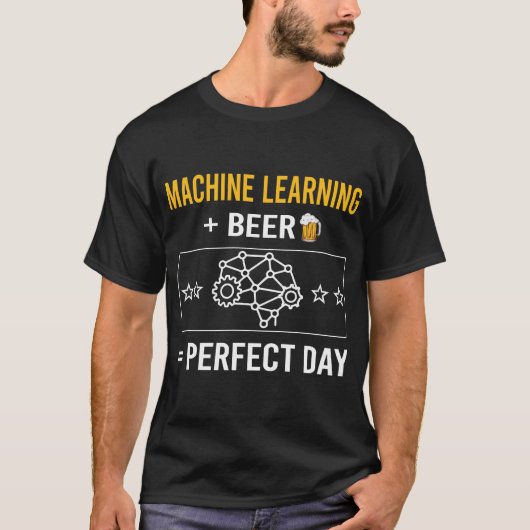 Bier Dag Machine Learning T-shirt (Voorkant)