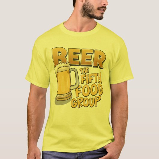 Bier: De vijfde voedselgroep T-Shirts & Gifts (Voorkant)