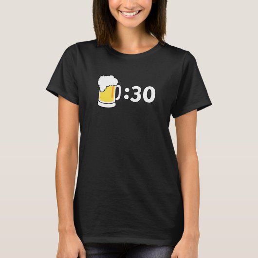 Bier Dertig Bier Happy Hour T-shirt (Voorkant)
