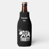 Bier Dertig Fles Koozie | Blokletters (Fles Voorkant)