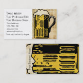 Bier Design Visitekaartje (Voorkant / Achterkant)