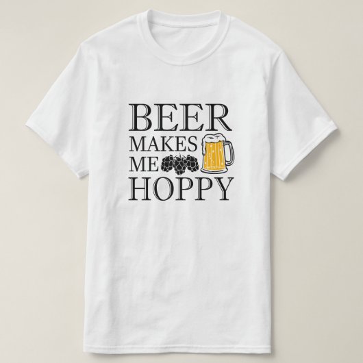 Bier doet me hopelijk een grappig shirt van gezegd (Design voorkant)