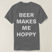Bier doet me hoppen t-shirt (Design voorkant)