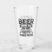 Bier Drink alles wat je wilt Glas (Achterkant)