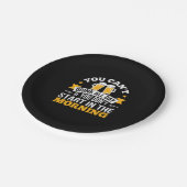 Bier Drink de hele dag en begin 's ochtends 's och Papieren Bordje (Gekanteld)