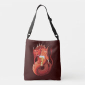 Bier Drink Dragon Crossbody Tas (Achterkant)