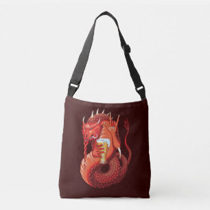 Bier Drink Dragon Crossbody Tas