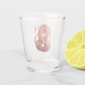 Bier Drink Dragon Shot Glas (Achterkant)