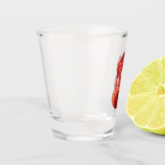 Bier Drink Dragon Shot Glas (Links)