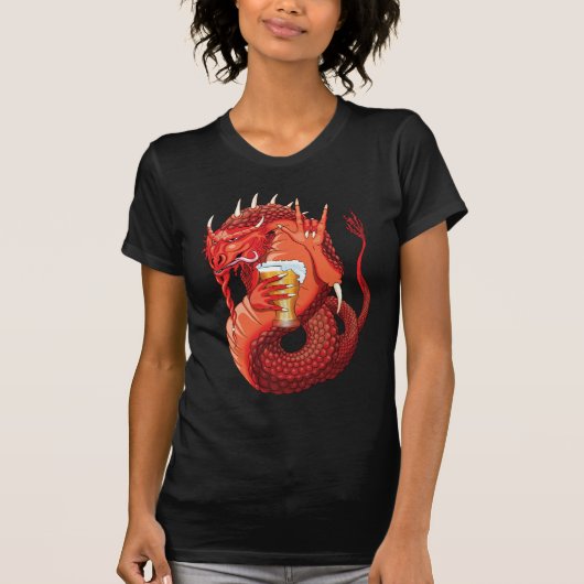 Bier Drink Dragon Women's T-shirt (Voorkant)