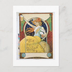 Bier  Drink en kunst Briefkaart
