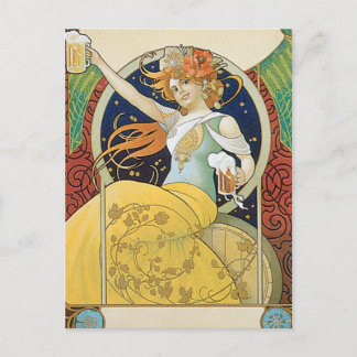 Bier  Drink en kunst Briefkaart