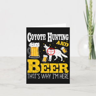 Bier Drink Grappige Coyote Jacht Kaart